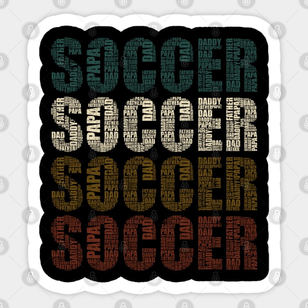 Soccer Dad - Funny Sports Lovers Gift For Papa Sticker by DnB